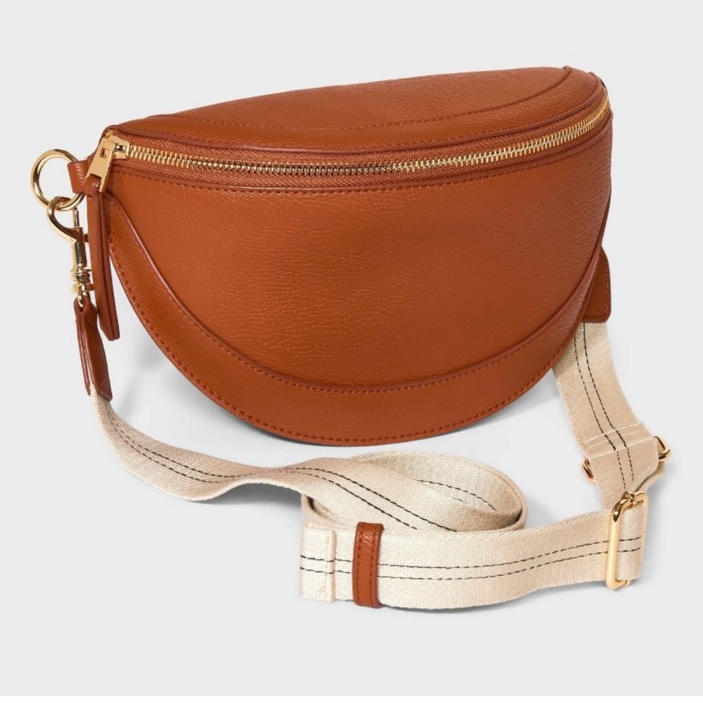 Brown Leather Crossbody Bag - Picture 4 of 9